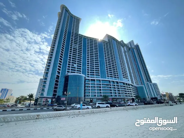Modern Furnished Duplex 3BR + Maid Sea & City View Ajman Corniche Residence
