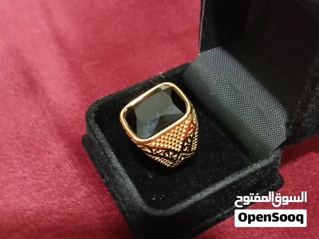 خاتم رجالي فاخر مطلي   قياس  10 أمريكي  قياس 24 اوروبي 85 دينار اردني