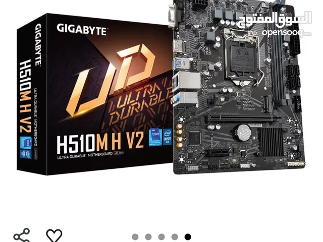 (مذربورد) لوحة ام جيباي H510M H V2 H510 من جيجابايت LGA 2011 DDR4 ..................