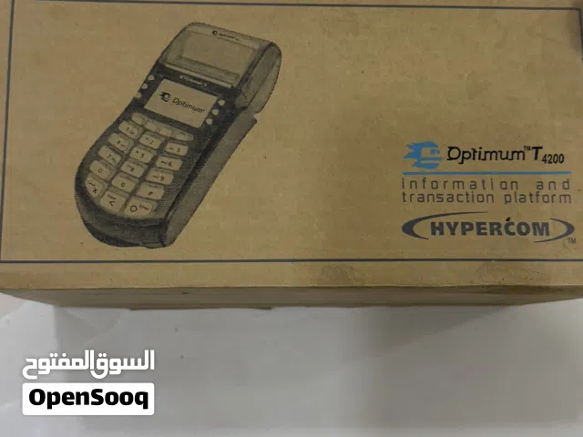 للبيع جهاز سحب بطاقات POS نوع Hypercom Optimum T4220