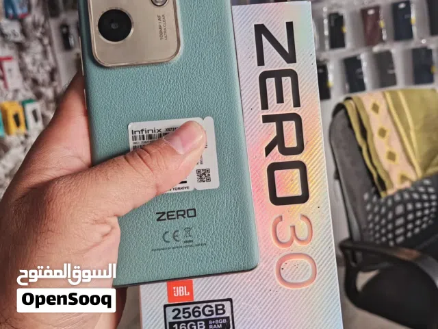 إنفينيكس Zero 30 مستعمل بحالة ممتازة مع الكرتونة 256 جيجا 16 رام