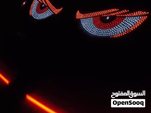 أضواء لد عيون وفم الشيطان للسيارة