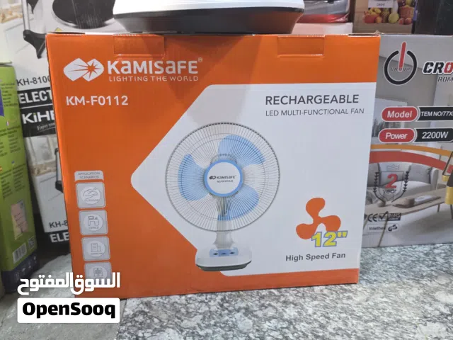 مروحة كامي سيف (KM-F0112) قابلة للشحن  سرعة عالية وجودة ممتازة.