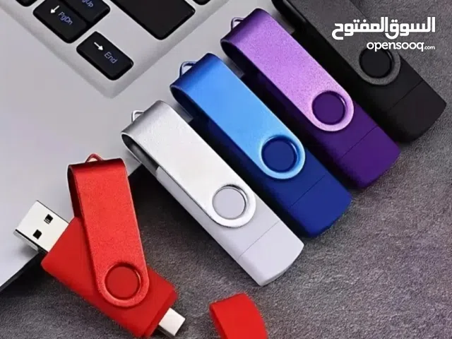 فلاشة تخزين مدخلين 128 جيجا