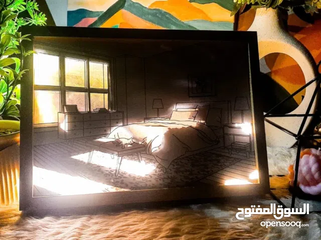 لوحات فنية ولوحات مطرزة جاهزة وحسب الطلب بأسعار رمزية