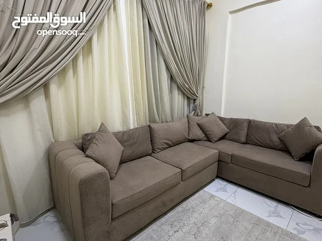 طقم كنب حرف L مستعمل 6شهورً