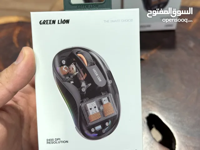 ماوس وايرلس ذكي من جرين ليون للألعاب والعمل الاحترفي