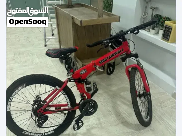 سيكل رياضي 10 جيرات وبريكات ديسك هوب هجين جبلي وطريق مقاس 26 وارد السعودية شبه جديد مع قفل فولاذي