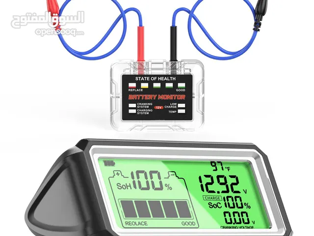 12V Car Battery Status Tester - Battery Monitor 433mhz Wireless Radio Frequency Automotive