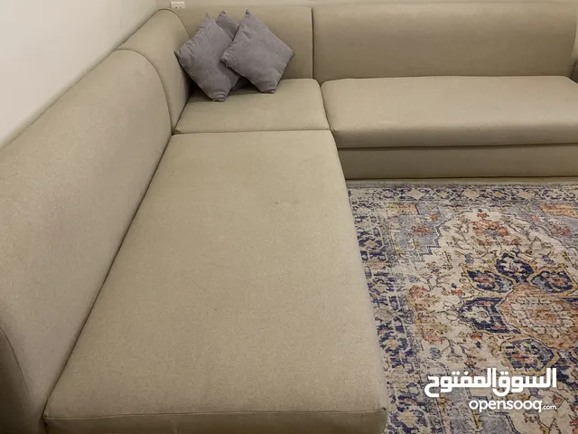 كنب بيج L مستعمل نظيف