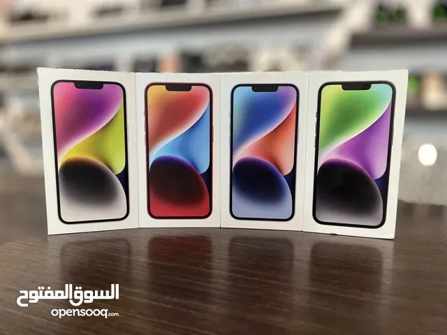 iPhone 14 Plus 128GB ايفون 14 بلس 128 جديد كفالة شرق اوسط