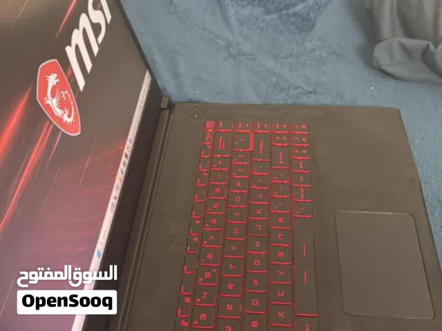 لابتوب جيمنجmsi g65، كرت شاشة 3060 بطارية 99%  gaming laptop msi g65 perfect condition for sale!!!!