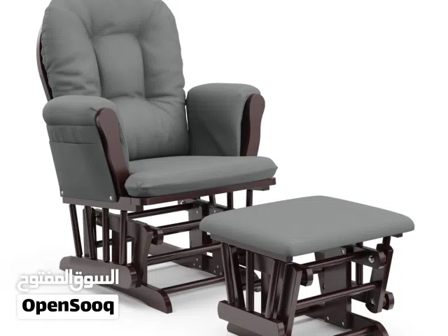 كرسي هزاز خشب متحرك قطعتين أوروبي