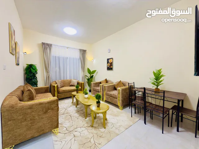 g1 غرفتين وصالة مفروشة فرش جديد للايجار الشهري شاملة الفواتير والانترنت