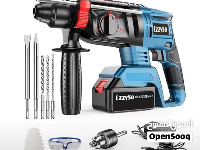 دريل هلتي لاسلكي للحفر والتكسير ببطاريتين