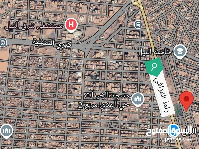 للبيع شرق النيل مميزه جدا مخطط الحقانيه مساحه القطعه : 347 متر نااااصيه شارعين مخطط درج