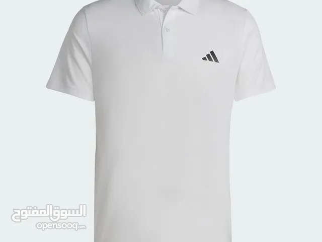 White T-shirt Adidas (polo) تيشيرت أبيض أديداس أصلي