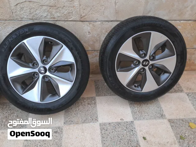 جنط 16هيونداي  ايونك كوري اصلي مختوم مع طقم كوشوك نص عمر بسعر مغري