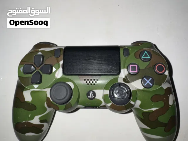 يد سوني 4 تمويه لبيع شغالة زين   بس الأنالوج اليمين يحتاج تبديل بسيط.   الشكل حلو ولون تمويه