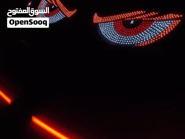 اضواء لد عيون وفم الشيطان للسيارة