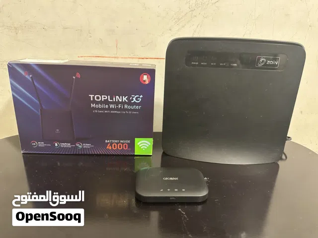 عدد 3 راوتر 4 g(2 ثابت 1 متحرك) مفتوح لجميع الشبكات