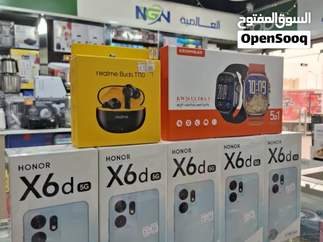 HONOR X6d 5G، وهو الهاتف الذي يتميز بدعمه لشبكات الجيل الخامس 5G وتصميمه المستوحى من الهواتف الرائدة