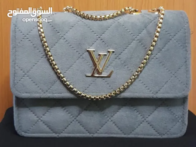 Chic blue velvet women's handbag for sale