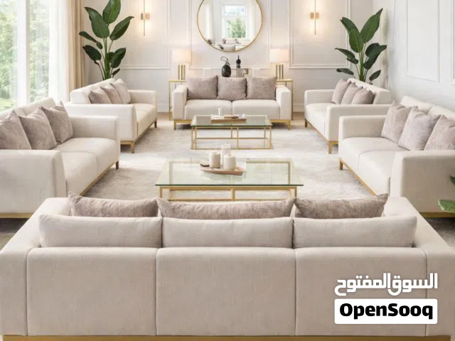 مجلس كبير. ل24شخص 20متر تقريبا  8قطع مريح جدا اسفنج مريح قماش قطن