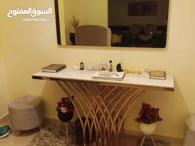 قنصل مدخل رخام جديد مع مراي مضيئه تتش لمس