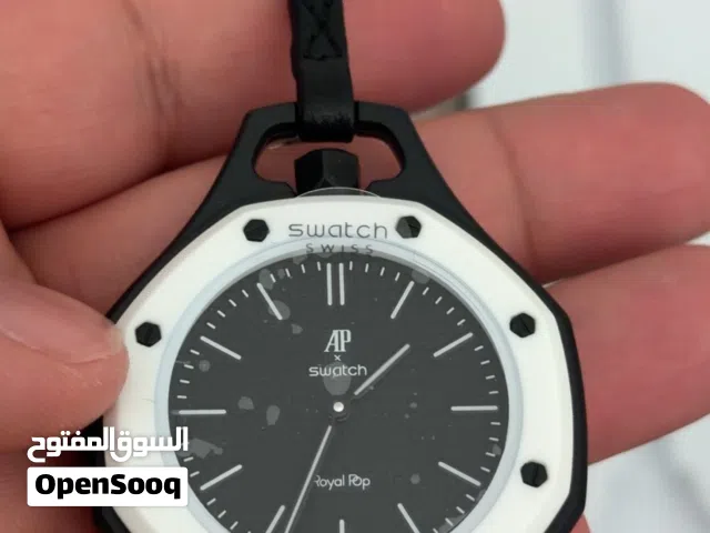 Swatch x Audemars Piguet x Royal Pop Ocho Negro/ساعه سواتش اوديمار بيغيه جديدة