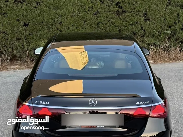 Mercedes Benz E350 4matic(الأولى والوحيد من فئتها في الاردن