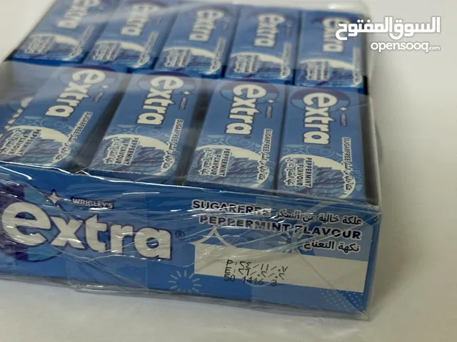 علكة إكسترا Extra جميع النكهات – سكر فري (10 عبوات × 14 جم) بسعر جملة 30 حبة (الكمية والفترة محدودة)