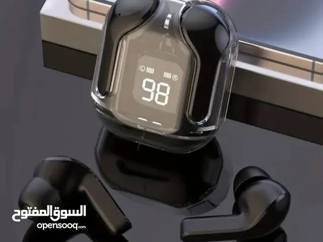 سماعات بلوتوث لاسلكية بشاشة عرض – تصميم أنيق وشحن ذكي