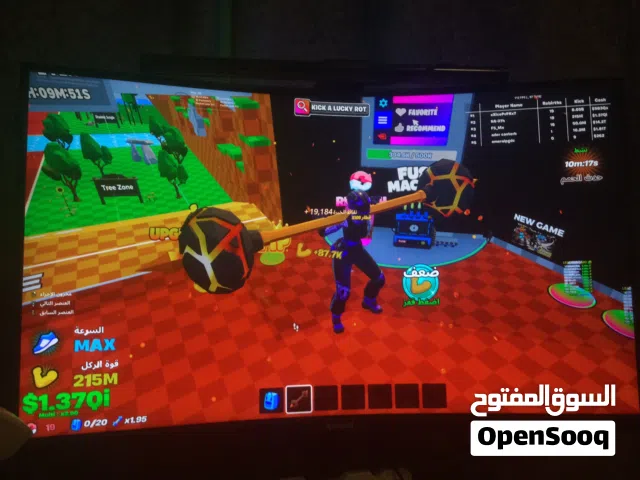 شاشه 2 ku  مستعمله 5 ايام فقط تشغل للسوني 120 فريم والبي سي على حسب بي سيك