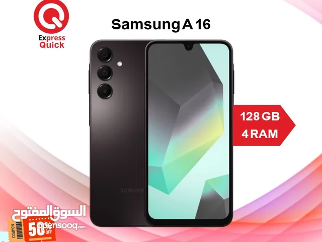 SAMSUNG A16 ( 128GB ) / 4 RAM NEW //// سامسونج اي 16 ذاكره 128 جيجا الرام 4 الجديد كليا