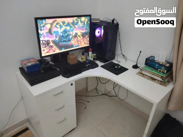 Benq 27 Inch Monitor + Corner Office Table With Drawers