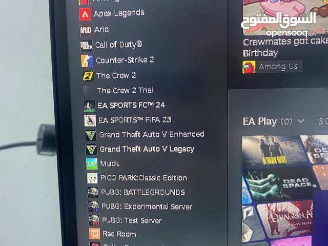 عرض ناري! PC جيمنغ + حساب ستيم + ماوس وكيبورد جيمنغ فقط بـ 180