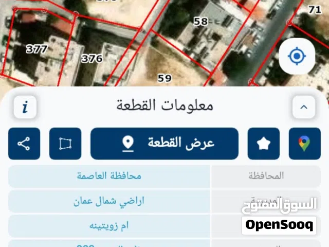 Residential Land for Sale in Amman Umm Zuwaytinah