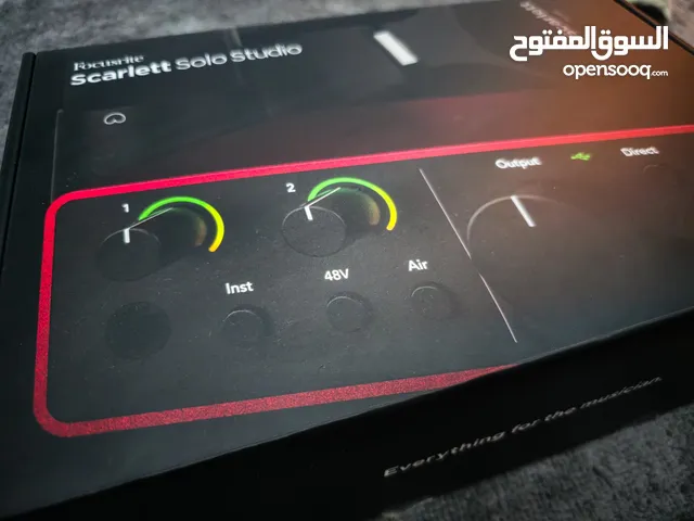 ستوديو Focusrite Scarlett Solo Studio Pack (Gen 4) الجيل الراااابع