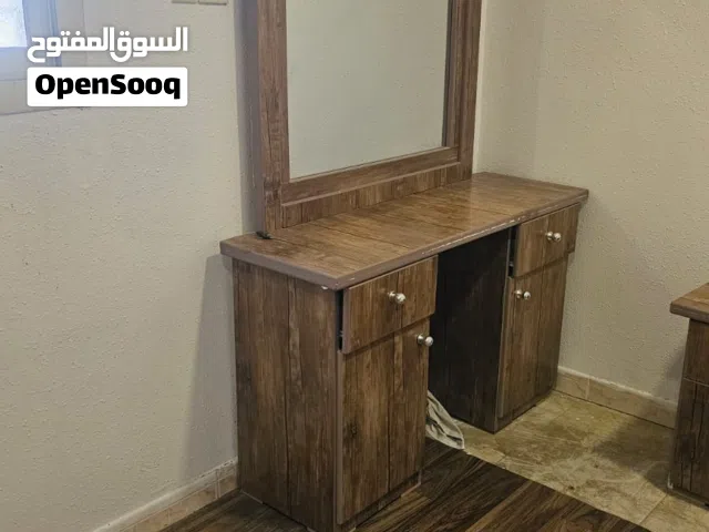 BED ROOM FURNITURE SET WITH BED,TABLE ,DRESS SHELF ,MAKEUP TABLE WITH MIRROR