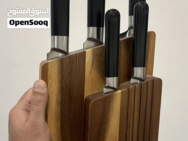 طقم سكاكين مطبخ Parfait مع بلوك خشبي - مستعمل بحالة جيده