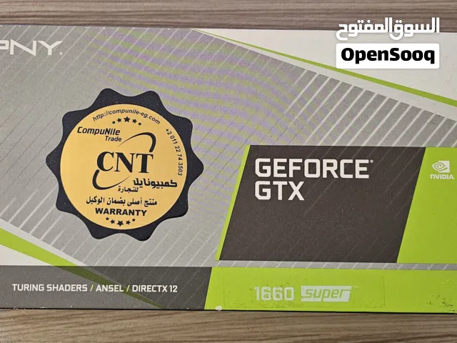 PNY GTX 1660 Super 6GB GDDR6 Mint Condition - كارت شاشه بحالة الزيرو
