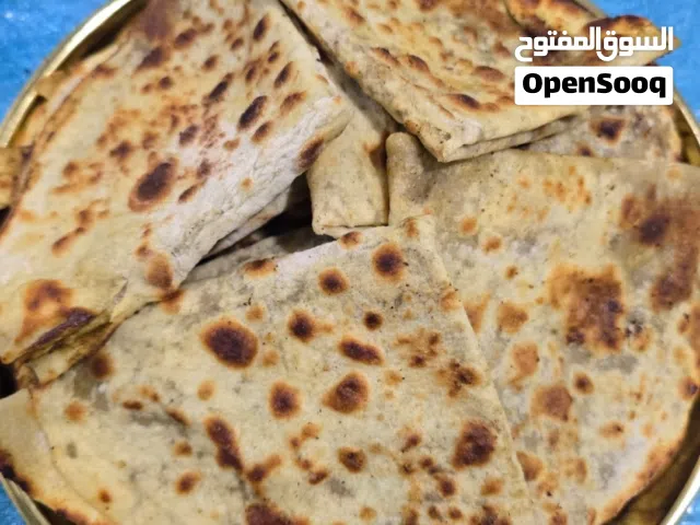 فلزن خبز صاج مهياوة بالزبدة او زيت زيتون او دهن عداني 25حبة ماعون مهياوة دهن عداني في توصيل