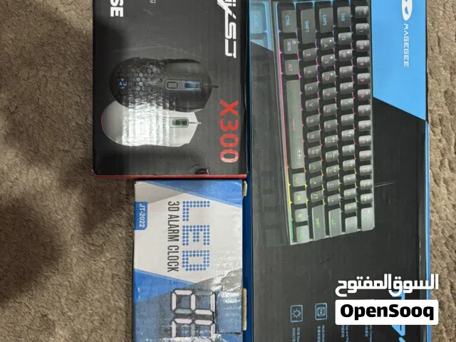 ماوس قيمنق/كيبورد قيمنق/ ساعه مكتب
