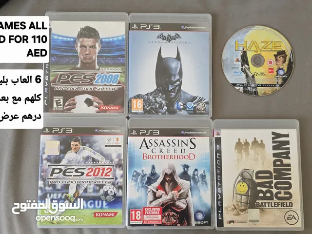 6 PS3 GAMES ALL COMBINED FOR 110