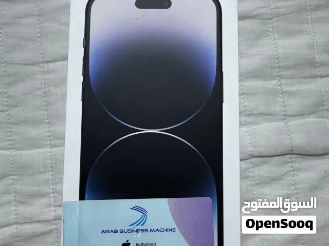 ايفون 14 برو ماكس ذاكرة 256 + باور بانك جديد هدية + سماعات اصلي جديدة هدية