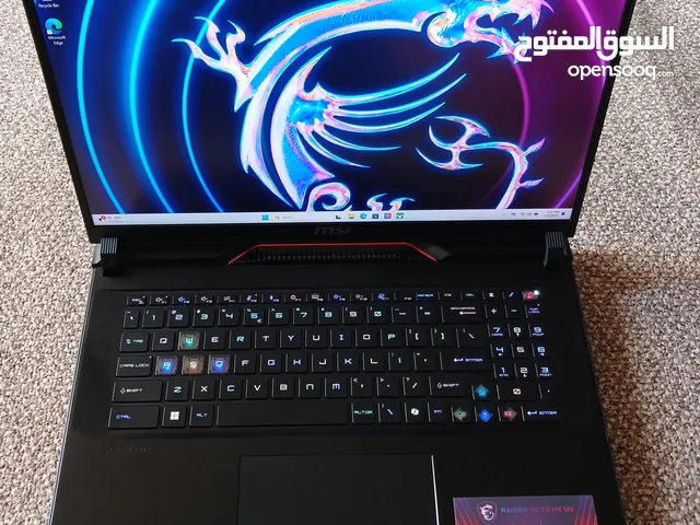 MSI Raider Gaming Laptop