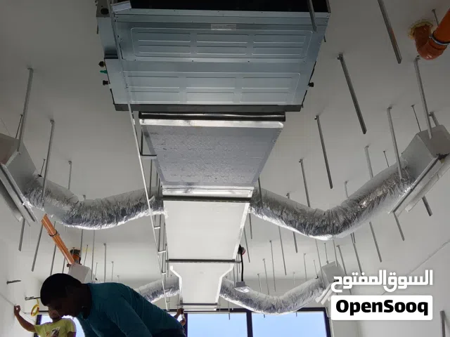 air conditioner installation work