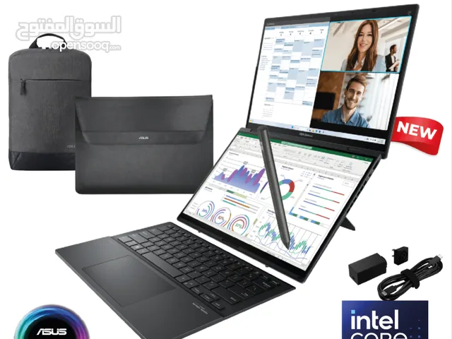 Laptop ASUS Zenbook Duo OLED Ultra 7 185H  لابتوب اسوس دو الترا 7