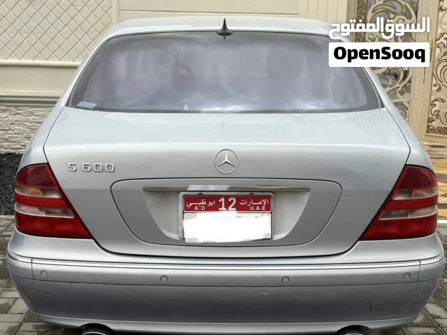 2002 مرسيدس بنز الفئة-S S 600
